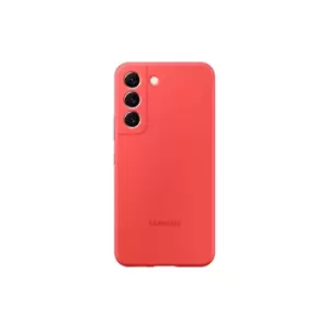 Image of Samsung Galaxy S22 Silicone Cover in Glow Red (EF-PS901TPEGWW)