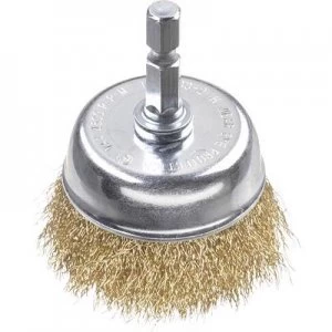 Image of kwb CUP BRUSH, BRASS WIRE, CORRUGATED 609110