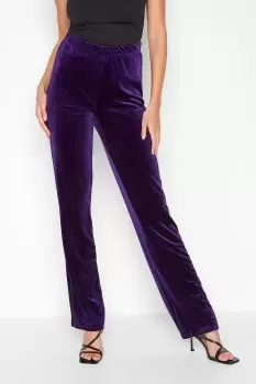 Image of Tall Straight Leg Velvet Trousers