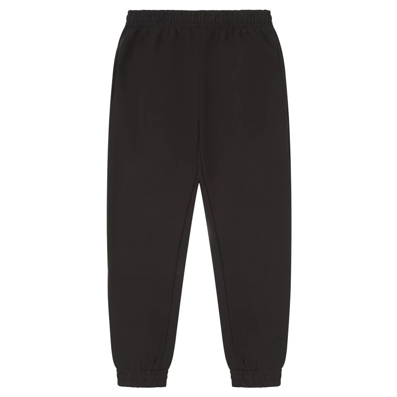 Image of Casual Classics Mens Premium Combed Cotton Jogging Bottoms in Black Size: XS Black Male XS