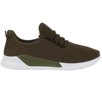 Image of Fabric Santo Mens Trainers - Khaki