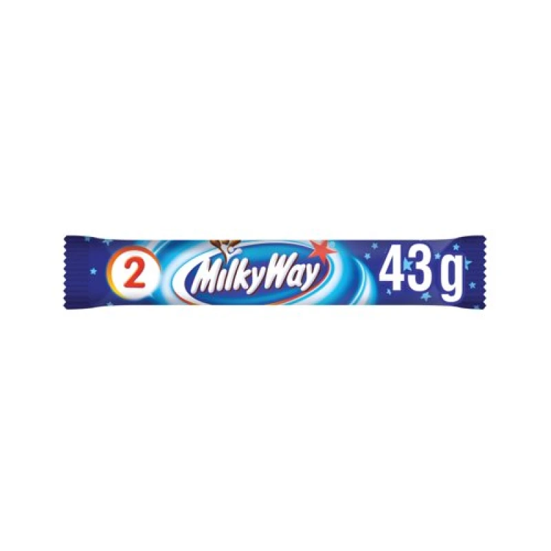 Image of Milky Way Nougat and Milk Chocolate Snack Bar 43g (28 Pack) 122625