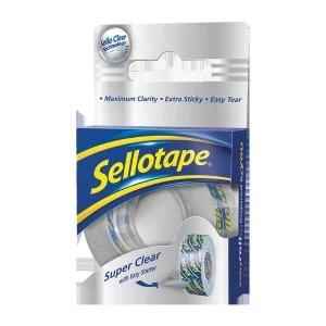 Image of Sellotape Super Clear 18mm x 25m SRP 18
