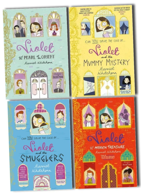 Image of Harriet Whitehorn Violet 4 Books Collection Pack Set Paperback Violet and the Smugglers Harriet Whitehorn Books