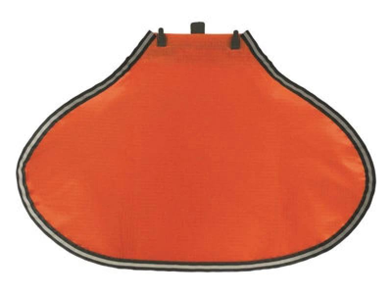 Image of Abus Neck Guard Attachment for Safety Helmets Orange 38537