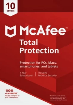 Image of McAfee Total Protection 2017 10 Devices
