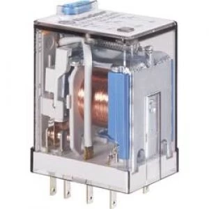 Image of Plug in relay 24 Vdc 7 A 4 change overs Finder 55.