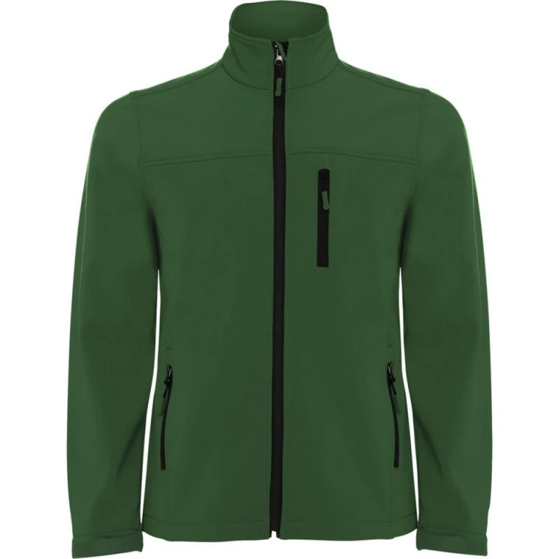 Image of ROLY ROLY Men Antartida Soft Shell Jacket in Bottle Green Size: Small Bottle Green S Male 5063470457489