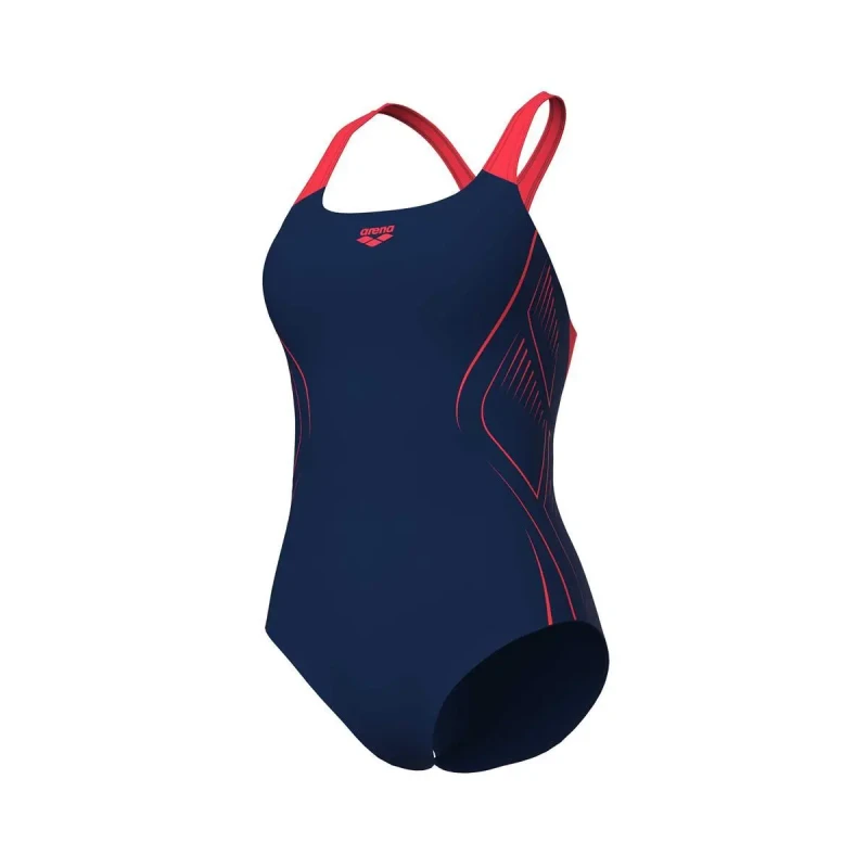 Image of Womens 1 Piece swimsuit Arena Reflecting Bleu Female 44