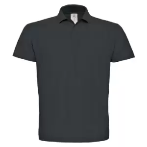 Image of B&C ID.001 Mens Short Sleeve Polo Shirt (S) (Anthracite)
