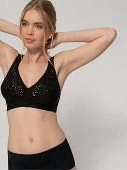 Image of Dorina Yvonne Non Padded Bralette - Black