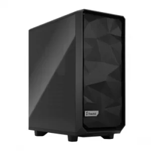 Image of Fractal Design Meshify 2 Compact (Dark TG) Gaming Case w/ Dark Tint Glass Window, ATX, Angular Mesh Front, 3 Fans, Detachable...