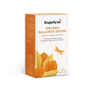 Image of Dragonfly Tea Organic Golden Balance Detox Tea 20 Sachets