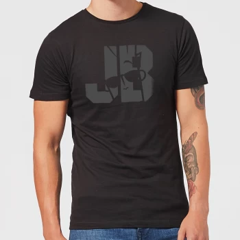 Image of Johnny Bravo JB Sillhouette Mens T-Shirt - Black - 5XL