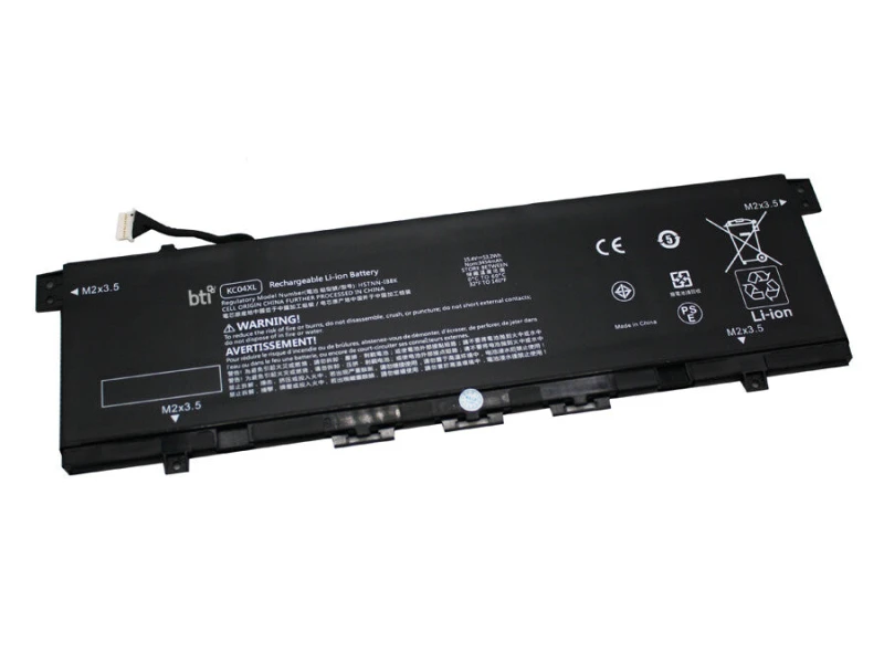 Image of BTI HSTNN-IB8K compatible 53Wh 4-cell battery for HP Envy 13-AG ENVY 1