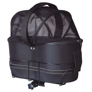 Image of Trixie Friends on Tour Black Bicycle Bag - 42 x 29 x 48cm (L x W x H), up to 6kg capacity