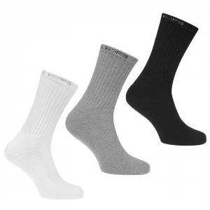 Image of Michael Kors 3 Pack Classic Crew - Gry/Wht/Blk