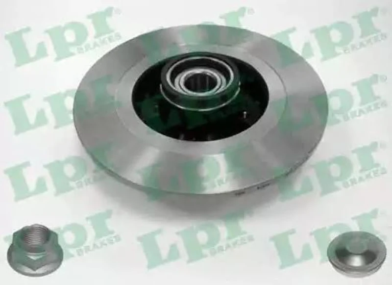 Image of LPR R1031PCA Brake disc LPR HUB BRAKE DISC LINE solid, with accessories, with wheel bearing kit Brake Disc (82)