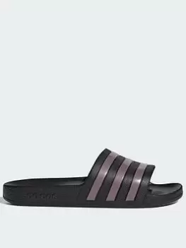 Image of adidas Adilette Aqua - Black/Pink, Size 4, Women
