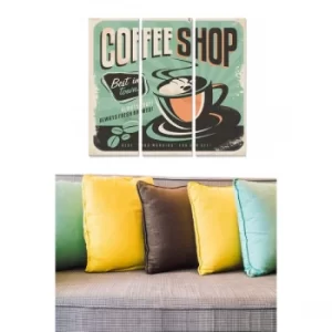 Image of MDF3986197 Multicolor Decorative MDF Painting (3 Pieces)