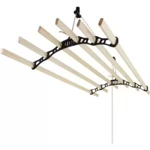 Image of Clothing Airer Ceiling Pulleys- Black 1.4m