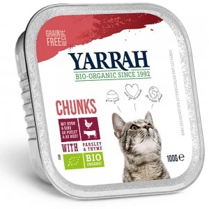 Image of Yarrah Organic Fish with Spirulina Cat Food 6 x 100g