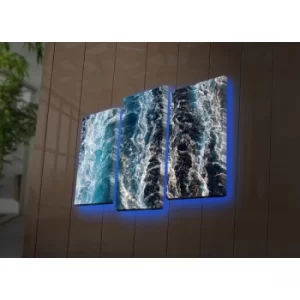 Image of 3PATDACT-27 Multicolor Decorative LED Lighted Canvas Painting (3 Pieces)