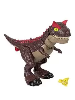 Image of Imaginext Jurassic World Spike Strike Carnotaurus Dinosaur Figure