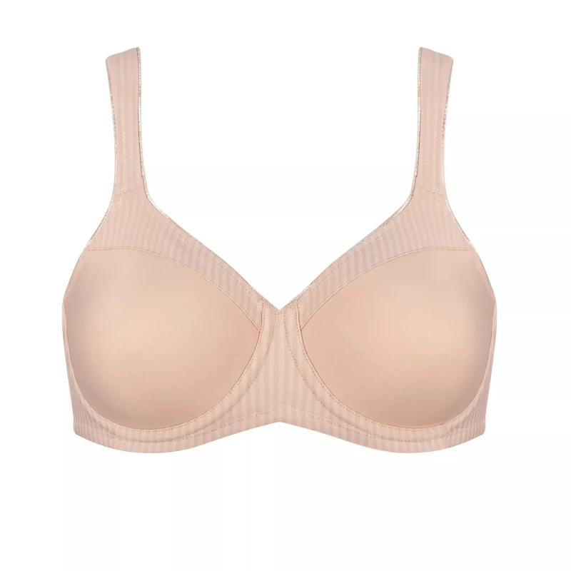 Image of Triumph Womens soft cotton bra Triumph Modern W01 Beige Female 95E