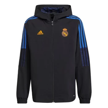 Image of adidas Real Madrid Tiro Presentation Track Top Kids - Black