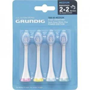 Image of Grundig TBB80 brush Attachments Medium Electric Toothbrush 4Pcs