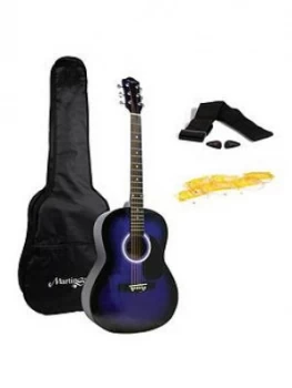 Image of Martin Smith W-100 Full Size Acoustic Guitar (Blue)