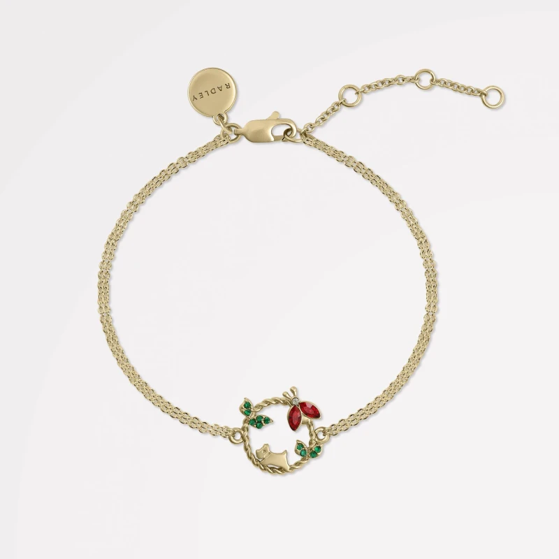 Image of Radley RYJ3422S Pale Gold Tone Ladybird Bracelet - J81962
