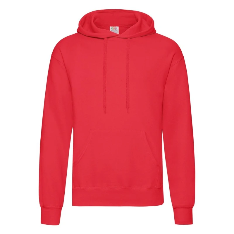 Image of Fruit Of The Loom Classic mens Hoodies in Red