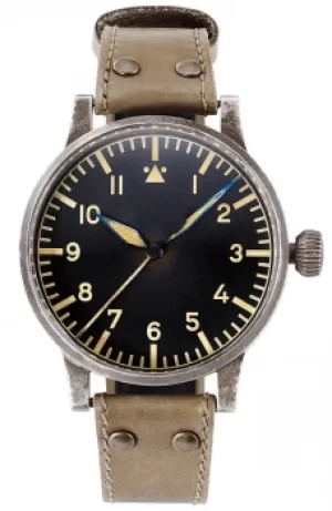 Image of Laco Watch Pilot Watch Original Replika 55 Erbstuck