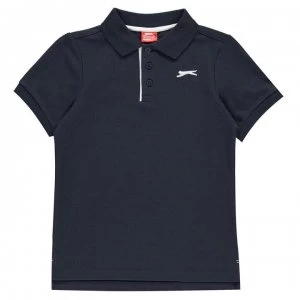 Image of Slazenger Plain Polo Shirt Junior Boys - Navy