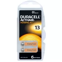 Image of Duracell Activair Size 13 Hearing Aid Batteries (6 Pack)