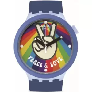 Image of Unisex Swatch Peace Hand Love Watch