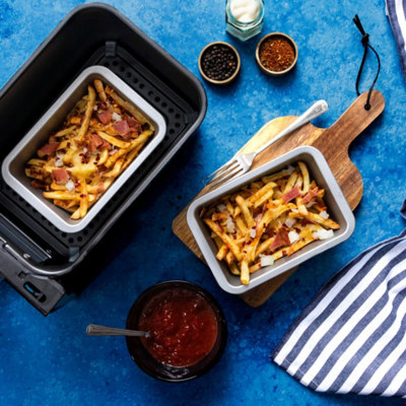 Image of Betterware Air Fryer Accessories Set 2 16Cm Rectangular Deep Dishes