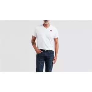 Image of Levis Levis Short Sleeve Organic V Neck T Shirt - White