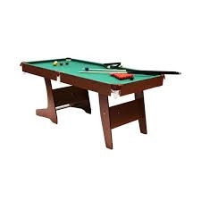 Image of Charles Bentley Premium 6ft Pub Style Folding Snooker and Pool Games Table