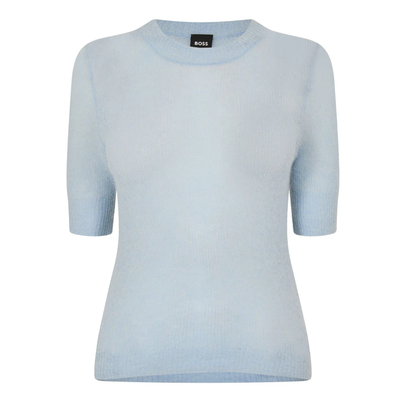 Image of Boss Fusionana 10266994 01 T-Shirt Womens Pastel Blue female 6 (XS)