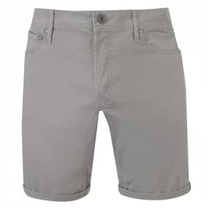 Image of Jack and Jones Jeans Intelligence Rick Shorts - Steel Grey
