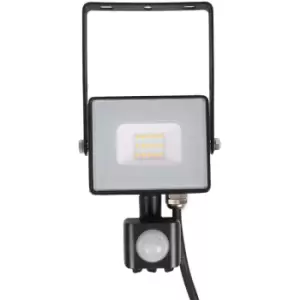 Image of V-Tac 437 Vt-10-S 10W Pir Sensor Floodlight 4000K Black
