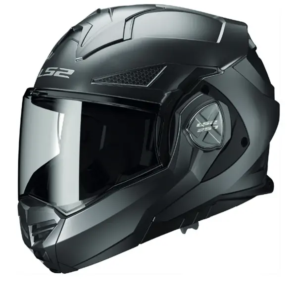 Image of LS2 FF901 Advant X Solid Matt Titanium Modular Helmet Size XL