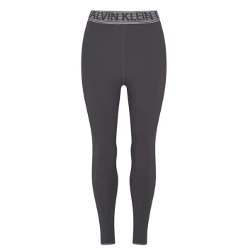 Image of Calvin Klein Performance Tape Leggings - Blackened Pearl
