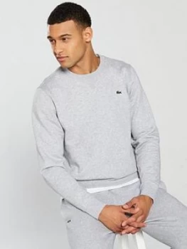 Image of Lacoste Crew Neck Sweat - Grey, Size 3, Men