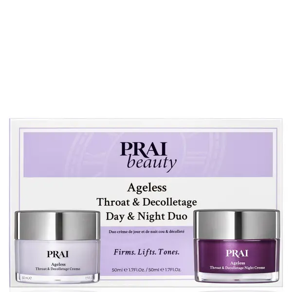 Image of PRAI AGELESS Throat and Decolletage 50ml Day and Night Duo