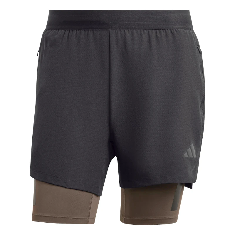 Image of adidas Power 2in1 Gym Short Mens Black/Carbon male XL