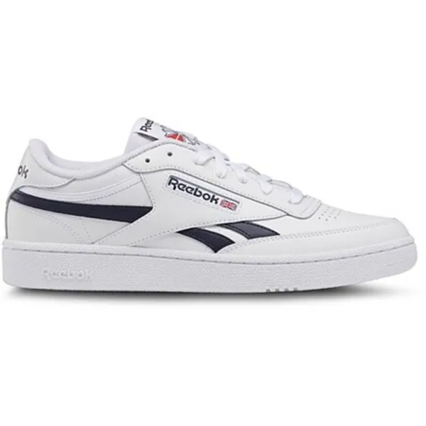 Image of Reebok White / Navy Club C Revenge Shoes Navy Male 7 203090UK